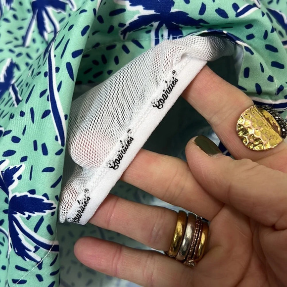 Men's Boardies Palm Tree Print Swim Trunks - Picture 3 of 10